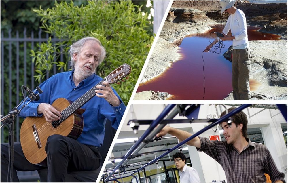 En la imagen podemos ver a diferentes personas ejerciendo sus trabajos.